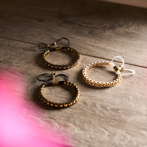Noir x Or | Bracelet Maillons Catena